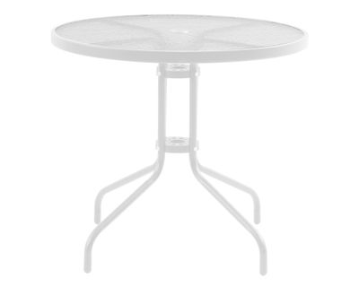 Mesa redonda blanco Outzen