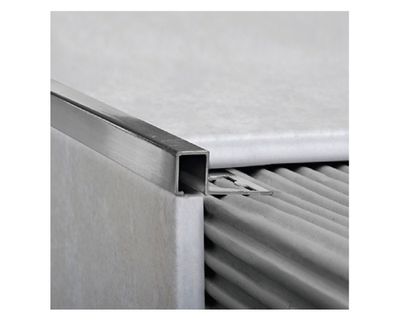 Imagen 2 del producto Guarda canto Quadra 10 mm 2.5 m gris cromo