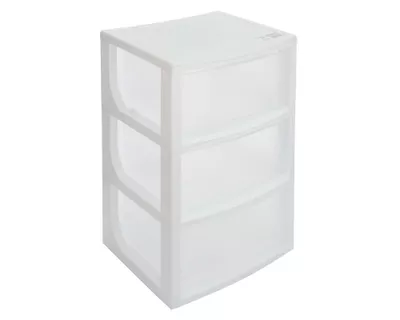 Imagen 1 del producto Mueble organizador 3 cajones blanco Wenco