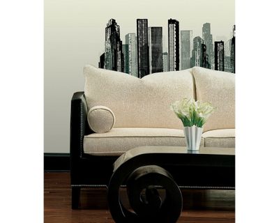 Wallstickers cityscape RoomMates