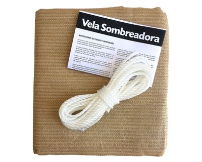 Vela sombreadora 3x3 m cuadrado Marienberg