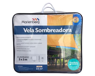 Imagen 2 del producto Vela sombreadora 5x5 m cuadrado Marienberg