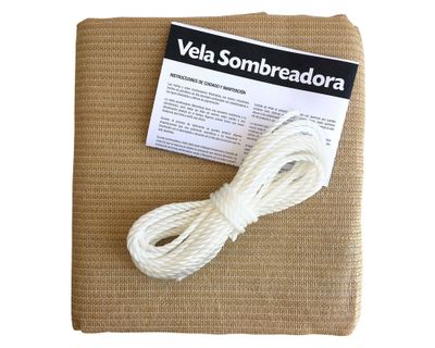 Vela sombreadora 5x5 m cuadrado Marienberg