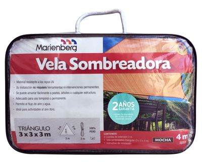 Imagen 2 del producto Vela sombreadora 3x3 m triángulo Marienberg
