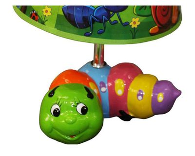 Imagen 2 del producto Lámpara sobremesa 1L E27 Oruga verde Tempora