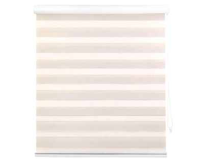 Cortina roller zebra 150x250 cm textura beige Cotidiana