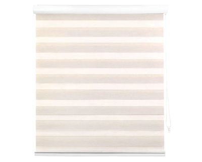 Cortina roller zebra 180x250 cm textura beige Cotidiana