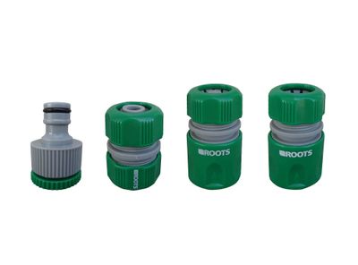 Set de acoples  Unión conector 1/2’’ y 3/4’’ Roots