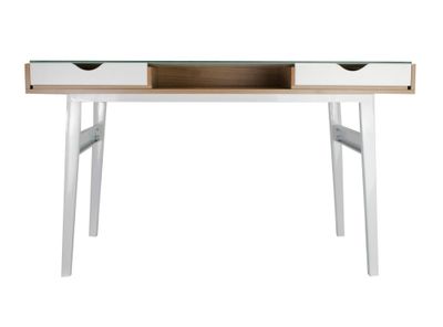 Imagen 1 del producto Escritorio 2 cajones Effektiv almond 130x60x76 cm