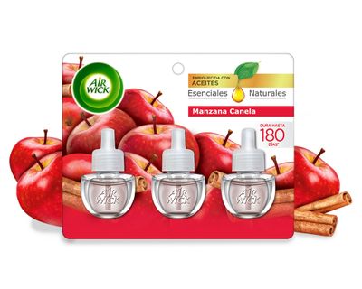 Imagen 2 del producto Repuesto aromatizador eléctrico manzana canela 3 un.