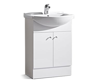 Mueble vanitorio 55 cm Alba blanco
