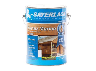 Barniz marino 1 galón Professional alto brillo Sayerlack