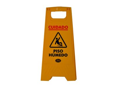 Señalética piso húmedo amarillo All clean