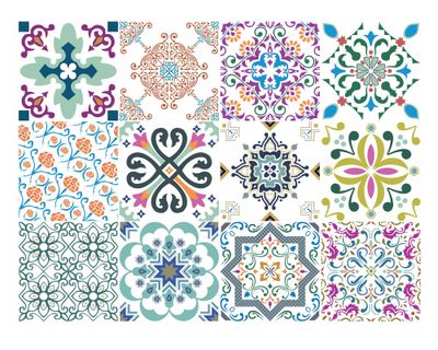 Imagen 1 del producto Vinilo adhesivo 15x15 cm Minit 12 unidades