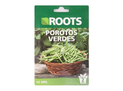 Semillas 15 gr poroto verde Roots