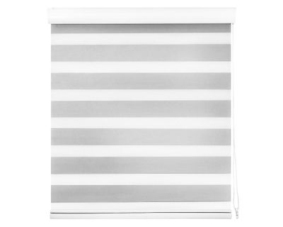 Cortina roller zebra 180x165 cm gris Cotidiana
