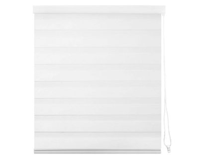 Cortina roller zebra 120x165 cm blanco