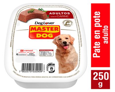 Imagen 2 del producto Alimento húmedo perro 250 gr carne Master Dog