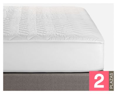 Imagen 1 del producto Cubrecolchón 2 plazas Aqua repelent blanco Rosen