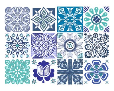 Imagen 1 del producto Vinilo adhesivo 15x15 cm Marina 12 unidades