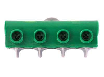 Imagen 2 del producto Adaptador 1'' 4 vías verde Roots
