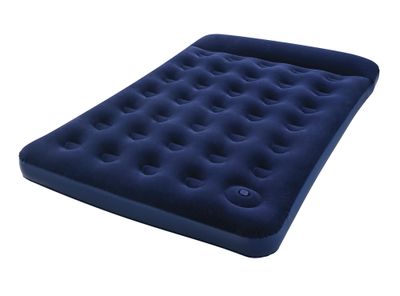 Colchón inflable doble 191x137x23 cm inflador de pie