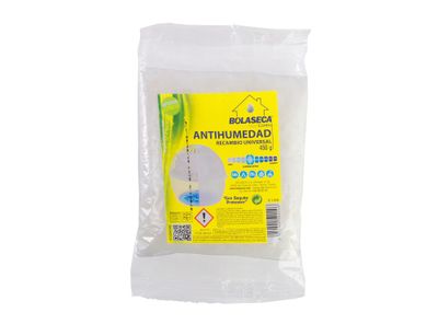 Recambio universal antihumedad saquito protector aroma cítrico x450g Bolaseca