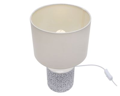 Imagen 2 del producto Lámpara sobremesa 1L E27 Ibera blanco/gris Abitare