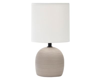 Lámpara sobremesa 1L E27 concreto beige Abitare