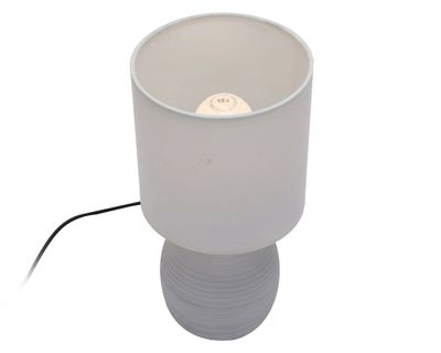 Imagen 2 del producto Lámpara sobremesa 1L E27 gris Abitare