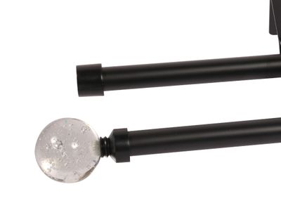 Imagen 2 del producto Barra extensible 120/210 cm cristal negro Cotidiana