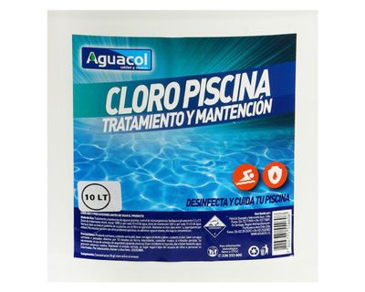 Imagen 2 del producto Cloro líquido piscina 10 litros Aguacol