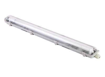 Equipo estanco 1L LED 66cm blanco/gris Drl