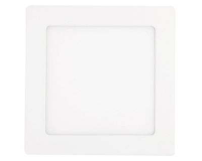 Panel LED sobrepuesto 12W luz fría cuadrado ByP