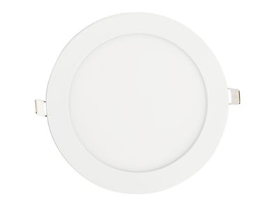 Panel LED empotrado 6W luz cálida 12 cm ByP