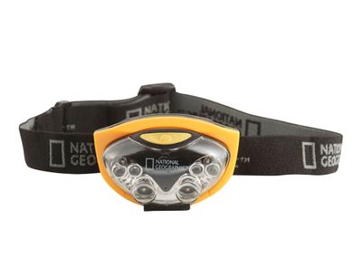 Linterna frontal LED negro National Geographic