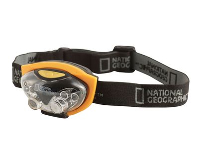 Imagen 2 del producto Linterna frontal LED negro National Geographic