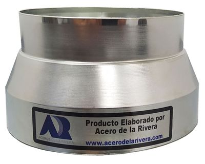 Reducción 4,5'' - 5'' zincada Aceros de la Rivera.