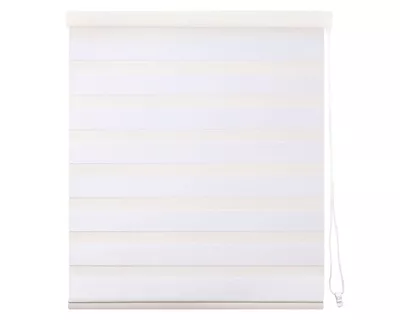 Imagen 1 del producto Cortina roller 140x165 cm Zebra blanco Cotidiana