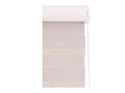 Imagen 2 del producto Cortina roller zebra 140x165 cm textura beige Cotidiana
