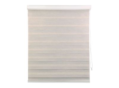 Cortina roller zebra 140x165 cm textura beige Cotidiana