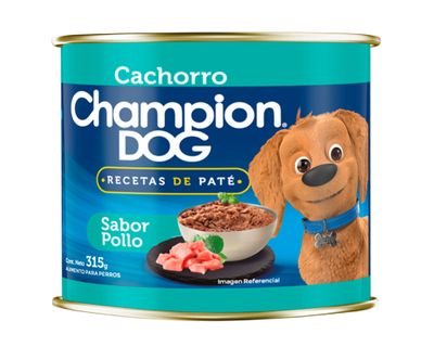 Imagen 1 del producto Alimento húmedo cachorro 315 gr pollo Champion Dog