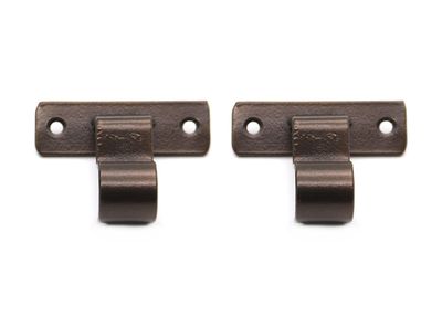 Soporte simple techo 3/4'' Darkness óxido 2 unidades Ferrato