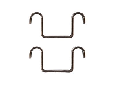 Soporte techo doble 5/8'' óxido 2 unidades Darkness