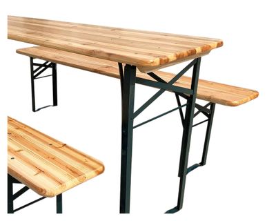 Imagen 2 del producto Set terraza mesa + 2 bancas Beer Outzen
