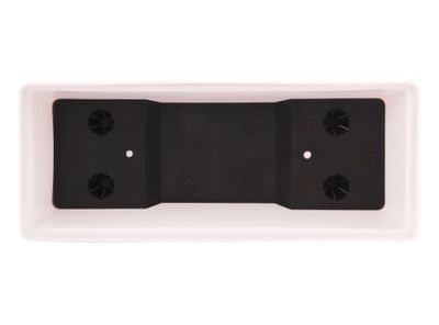 Imagen 2 del producto Maceta Capri box blanco 50 cm