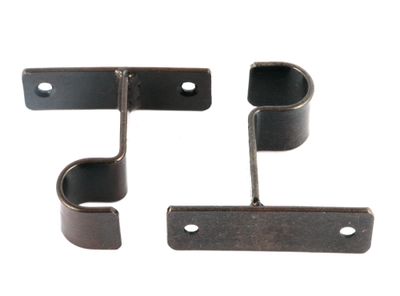 Imagen 2 del producto Soporte simple 3/4'' Darkness 2 unidades Ferrato