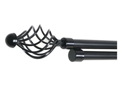 Imagen 2 del producto Barra extensible 120/210 cm Red negro Cotidiana