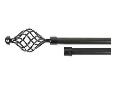 Imagen 1 del producto Barra extensible 120/210 cm Red negro Cotidiana