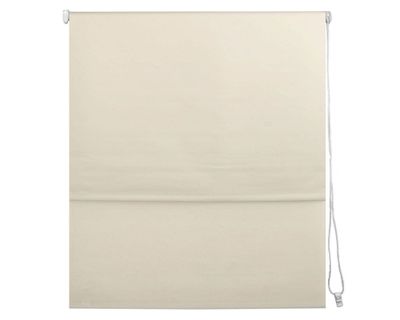 Cortina roller doble blackout 140x250 cm liso beige Cotidiana